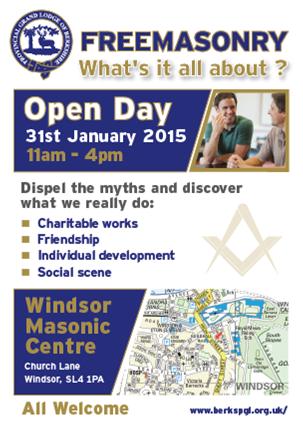 Windsor Lodge Open Day Poster